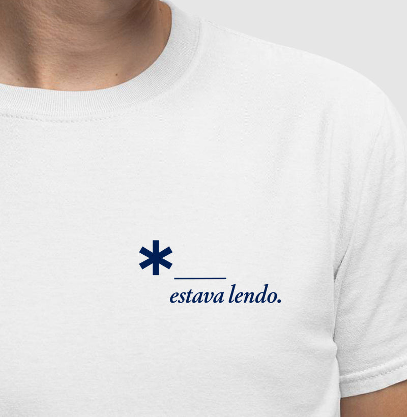 * Estava lendo