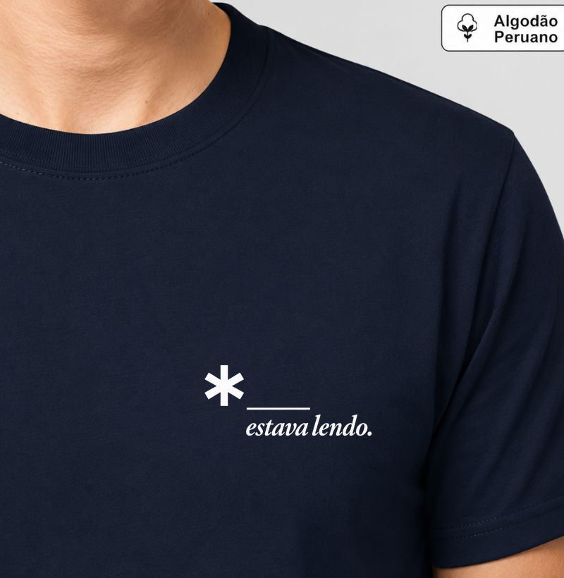 * Estava lendo